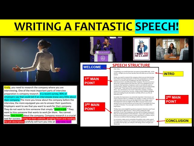 How to write a fantastic SPEECH - GCSE English Language