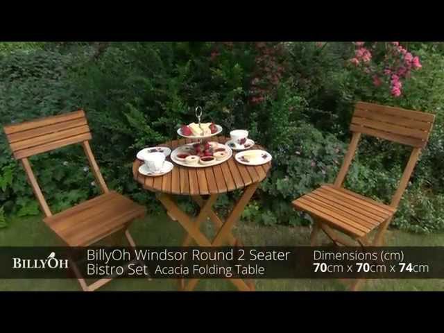 BillyOh Windsor Round Bistro Set