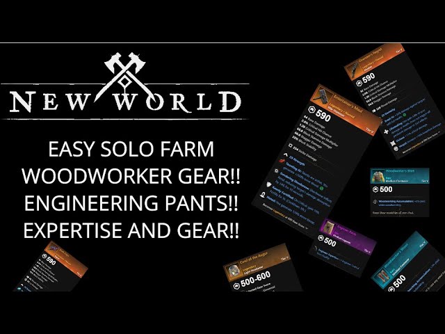 New World EASY SOLO FARM – Daisy – Levy!! Get Your Engineering Pants, Woodworking Pieces and More!