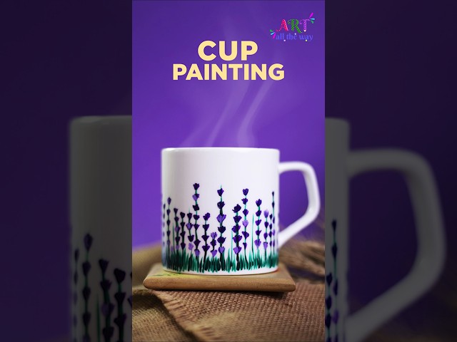 Cup Painting #ventunoart #craft #diy #diycrafts #cup #painting #paint #paintings #shorts #shortvideo