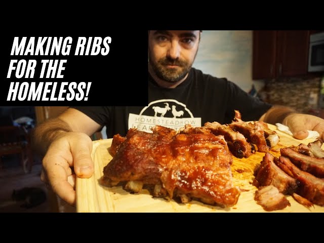 My Family Smoked 18 Plates of Ribs and FED The Homeless!