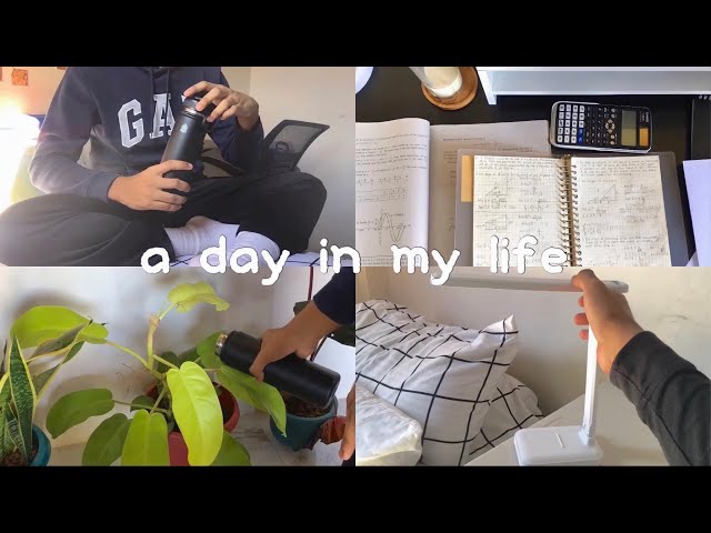 ⛅️a day in my life; productive, engineering student study vlog, december 2021🎄