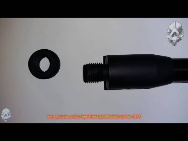 Silencer Adaptor, 16mm barrel to 1/2" UNF thread. Adaptador para Supressor