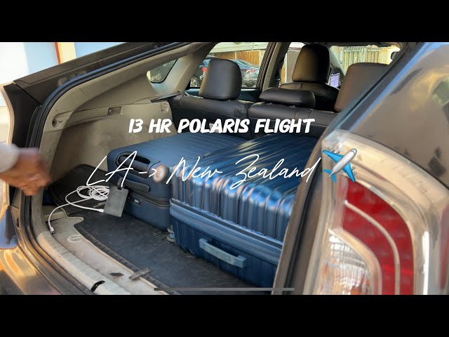 13 hr flight in Polaris from LA to New Zealand