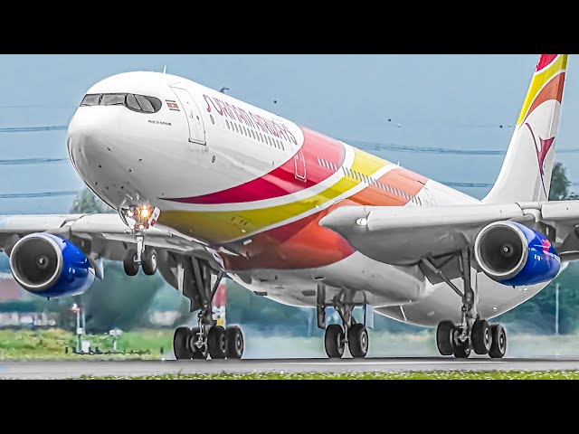 25 MINUTES of CLOSE UP Plane Spotting at AMSTERDAM Schiphol Airport [AMS/EHAM]