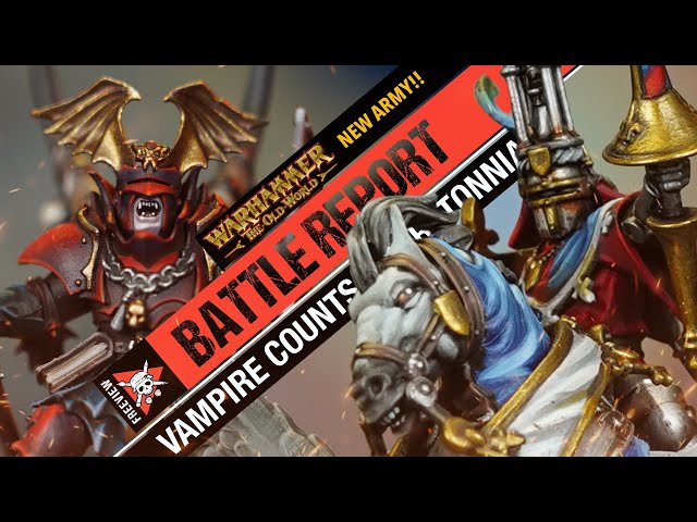 *OLD WORLD* Vampire Counts vs Bretonnia | Warhammer The Old World Battle Report
