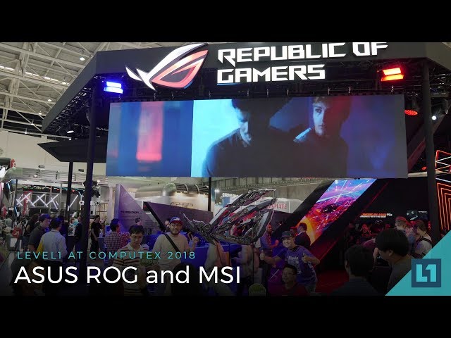 Computex 2018: ASUS ROG and MSI