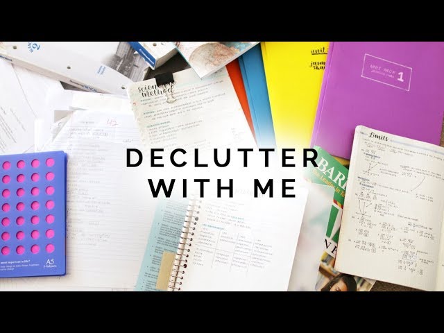 what to do with old papers ♻ declutter with me