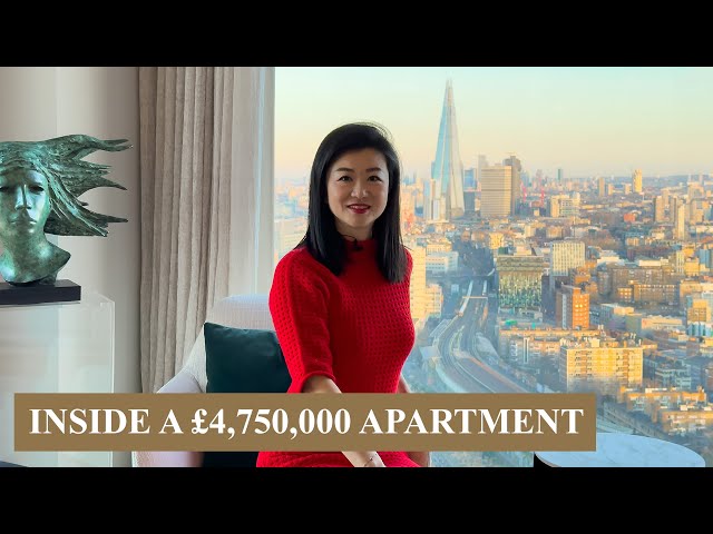 Inside a £4,750,000 luxury apartment in South Bank, London | Property Tour