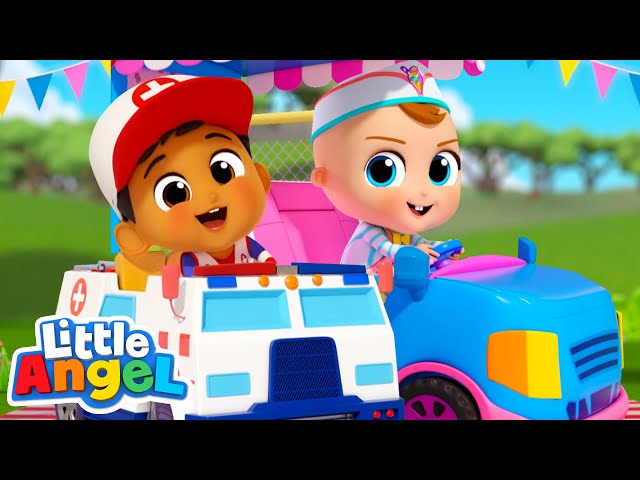 Toy Car Race | Little Angel Kids Songs & Nursery Rhymes