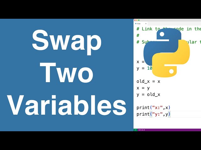 Swap Two Variables | Python Example