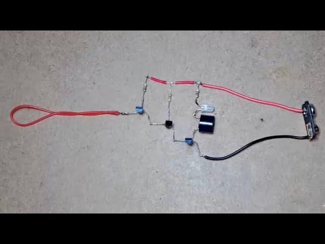 Electric Detector circuit by 3 transistors only