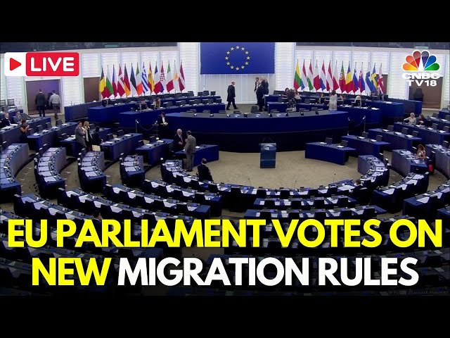 European Parliament LIVE: EU Lawmakers Debate & Vote On Divisive Migration Policy | Europe | IN18L