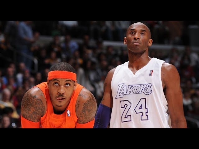 Kobe Bryant vs Carmelo Anthony XMAS Duel 2012.12.25 - Melo With 34 Pts, Kobe With 34 Pts!