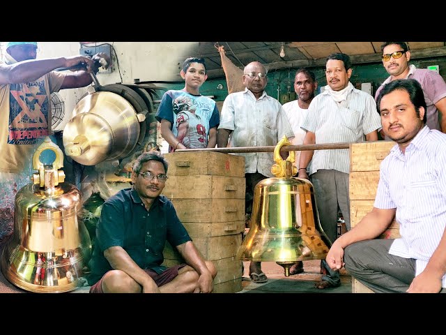 Temple Bells Making Industry | Church Bell Making Process | Bronze Bell Making Bronze Metal Casting