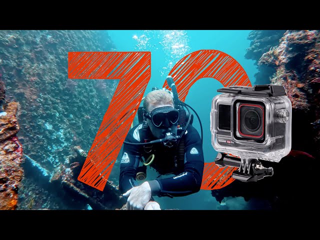 I brought Insta360 Ace Pro to 70 meters underwater!