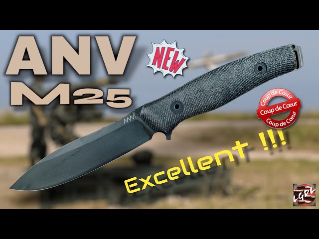 ANV "M25" : un excellent couteau tactique fait pour aller faire joujou dans la forêt !!!