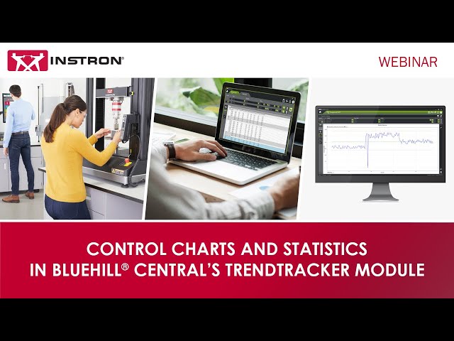 Control Charts and Statistics in Bluehill Central’s TrendTracker Module Webinar