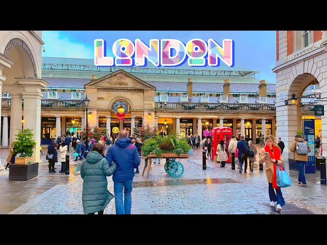London, England | The Best Time Of The Year | Walking Tour 4K HDR 60fps