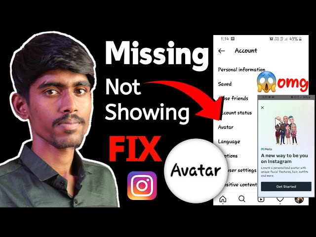 How to FIX Avatar Option not showing on instagram | avatar not showing in instagram 2024