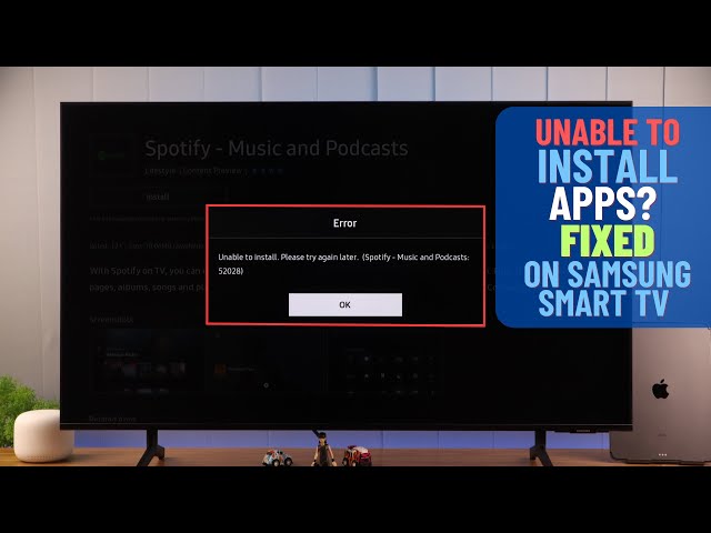 How to Fix Apps Not Installing on Samsung Smart TV! [Unable To Install]