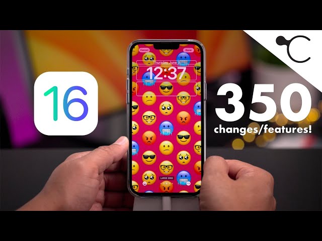 iOS 16 beta - 350+ features for iPhone!