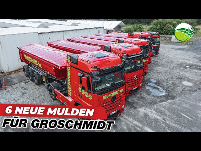 6 new KEMPF trailers for the agricultural company Groschmidt