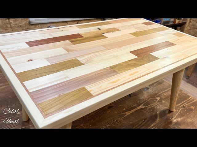 Evaluating small pieces of wood and Making a coffee table Diy