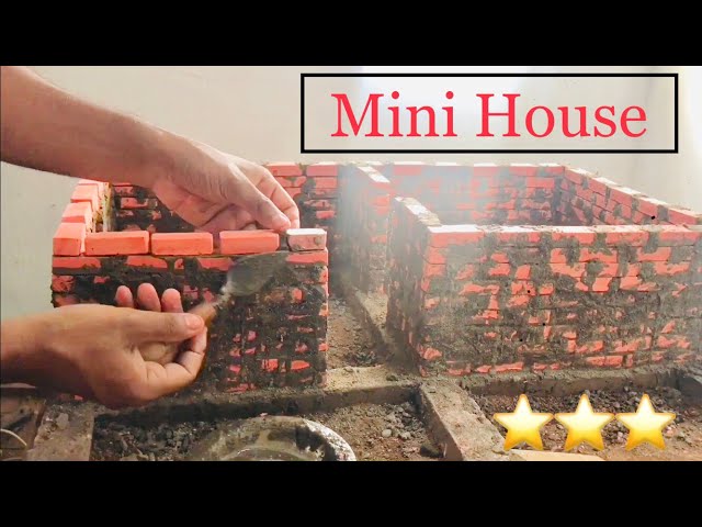 How to Build a Mini House | BRICKLAYING