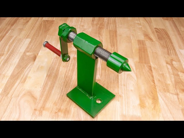 How to make a lathe machine from scrap metal