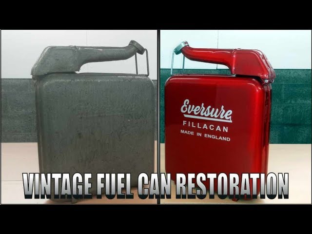 Weird 1950's era Fuel Can Restoration.