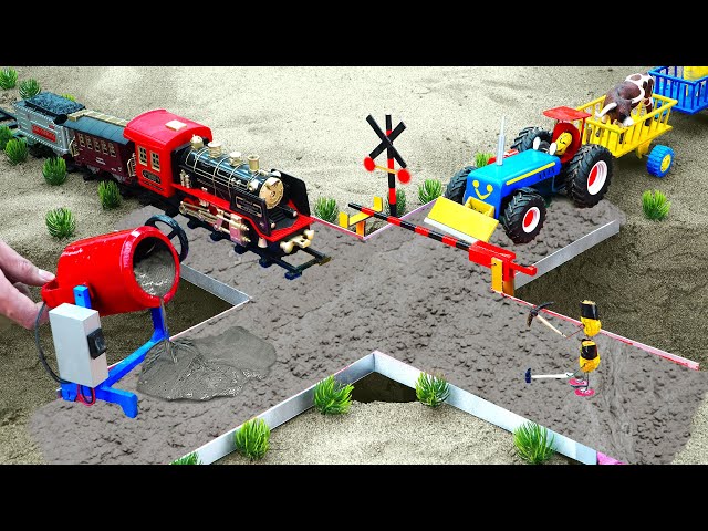 Top diy tractor making mini Concrete bridge #2 | diy bridge | @KeepVilla | COA TRACTOR