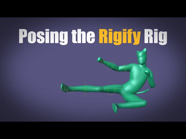 [Blender 2.8~3.6] Rigify Tutorial #08 - Posing the Rigify rig