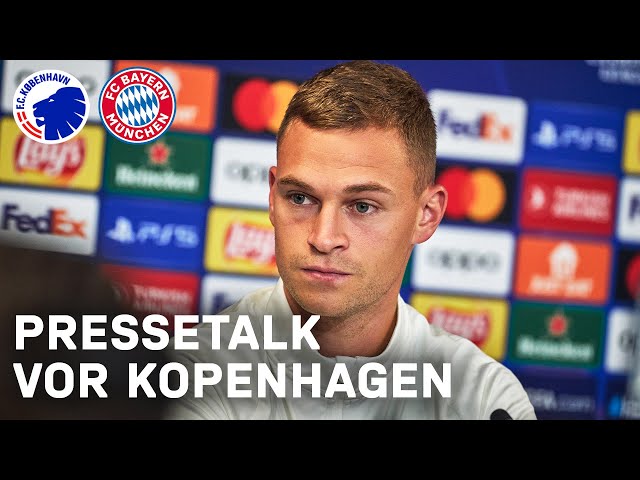 LIVE 🔴 Pressetalk mit Kimmich & Tuchel vor FC Kopenhagen - FC Bayern | Champions League | 🇩🇪