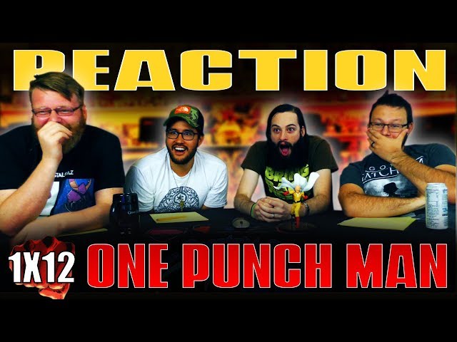 One Punch Man 1x12 FINALE REACTION!! "The Strongest Hero"