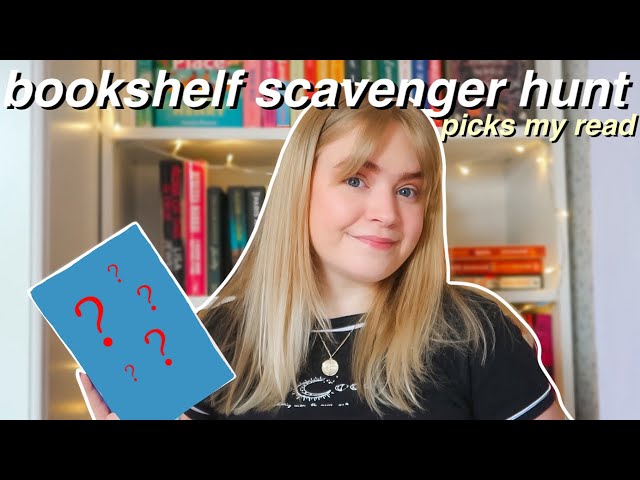 BOOK SCAVENGER HUNT picks what i read! spoiler-free reading vlog