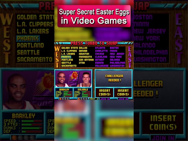 The Secret 3D Tank Game in NBA JAM - The Easter Egg Hunter #gamingeastereggs