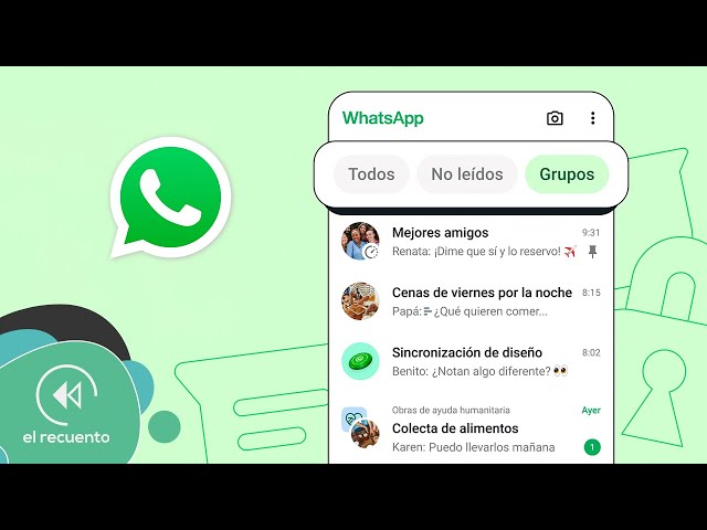 WhatsApp RENUEVA SU PANTALLA DE CHATS oficialmente | El Recuento