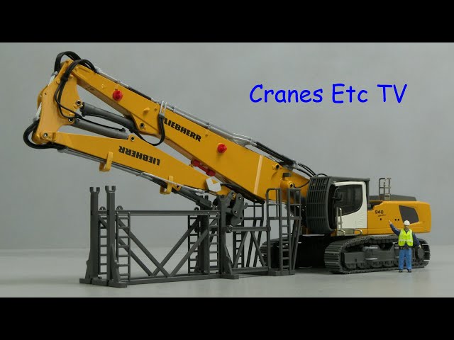 Conrad Liebherr R 940 Demolition Excavator by Cranes Etc TV