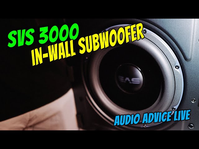 SVS 3000 In-Wall Subwoofer (+ SVS accessories) at AUDIO ADVICE LIVE!