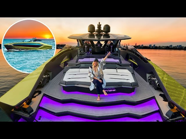 Inside World's First $4m Lamborghini Yacht