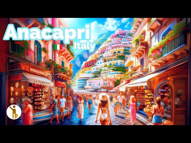 Anacapri, Italy 🇮🇹 - A Coastal Paradise - 4K 60fps HDR Walking Tour