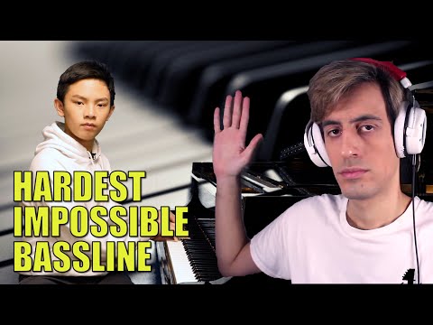 OMG! I Played Davie504 Hardest IMPOSSIBLE Bassline on Piano! | Cole Lam 14 Years Old
