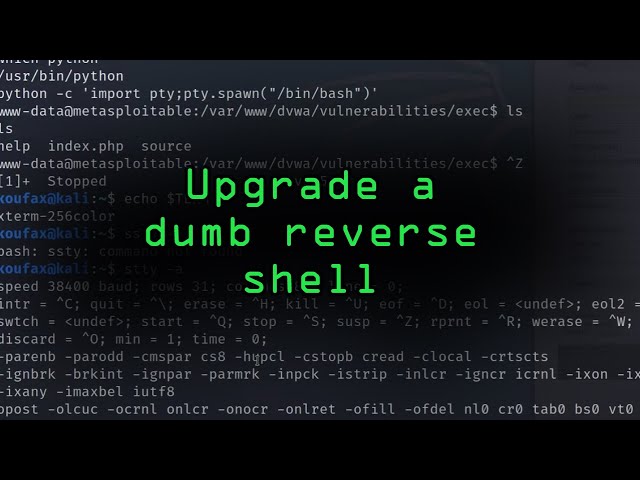 Upgrade a Dumb Reverse Shell into a Fully Functional Terminal [Tutorial]