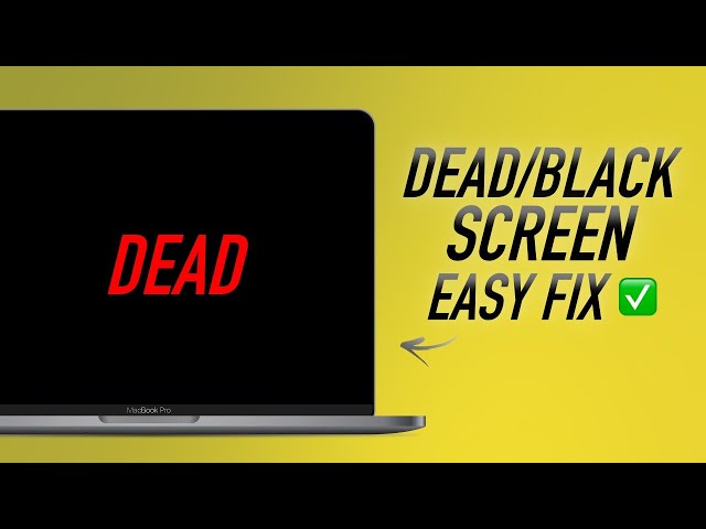MacBook Black Screen Fix! (Complete Tutorial)