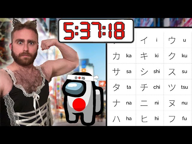 Saying the Japanese Alphabet for 10 Hours Straight