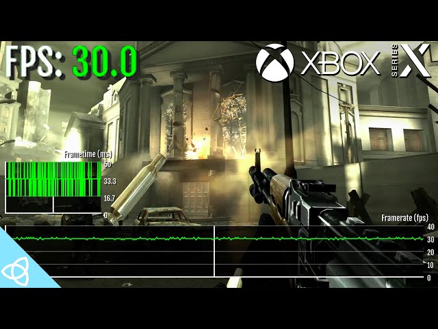 Black (2006 Game) - Xbox Series X Frame Rate Analysis