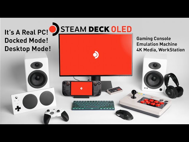 Yes, You Can Use the Steam Deck OLED Like A Real PC! It's Awesome! Desktop Mode Hands-On