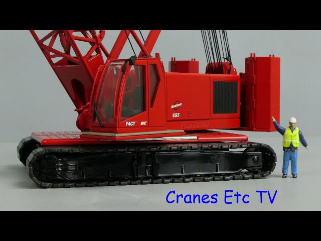 CCM Manitowoc 555 Crawler Crane by Cranes Etc TV