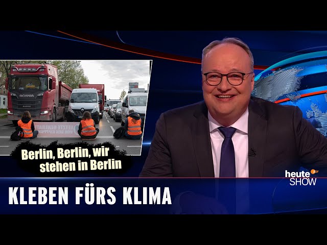 Klima-Proteste: Legt die Letzte Generation ganz Berlin lahm? | heute-show vom 28.04.2023